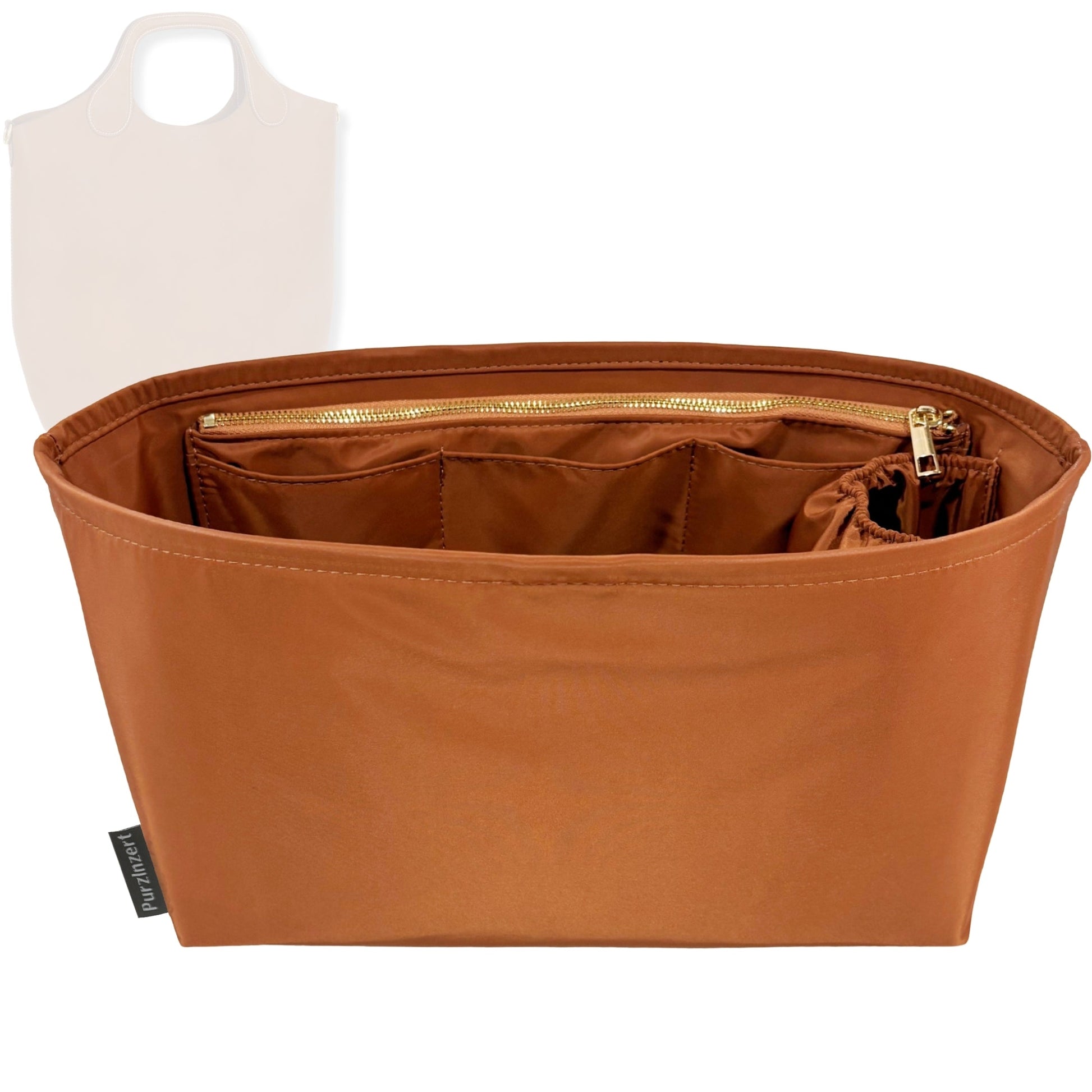 Bag Insert for (Peter Nitz, Vertical Libby Tote in Arosa Calf) Organizer Tote Purse Organiser Liner Shaper [Premium Nylon Material]