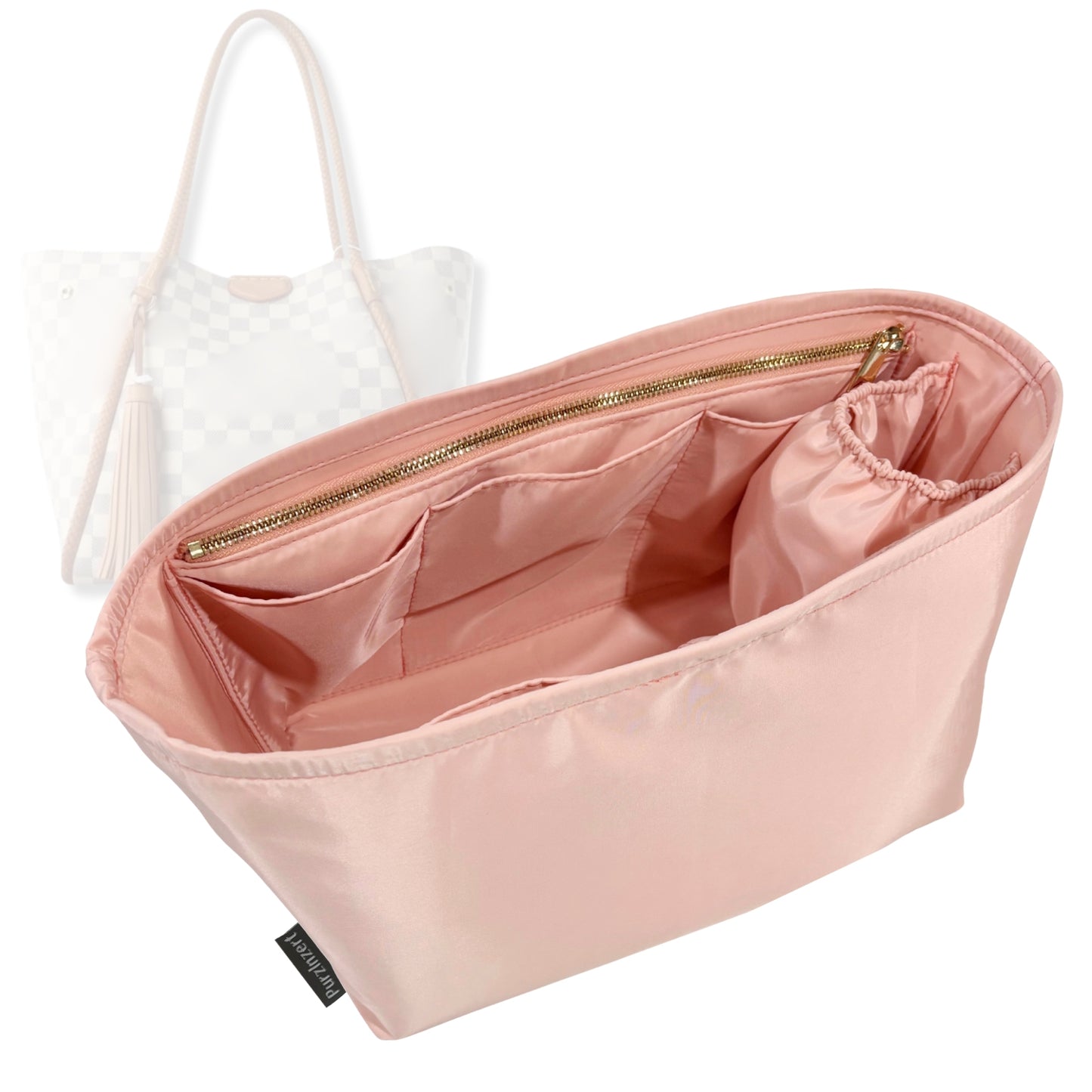 Bag Insert for (LV, Propriano) Organizer Tote Purse Organiser Liner Shaper [Premium Nylon Material]
