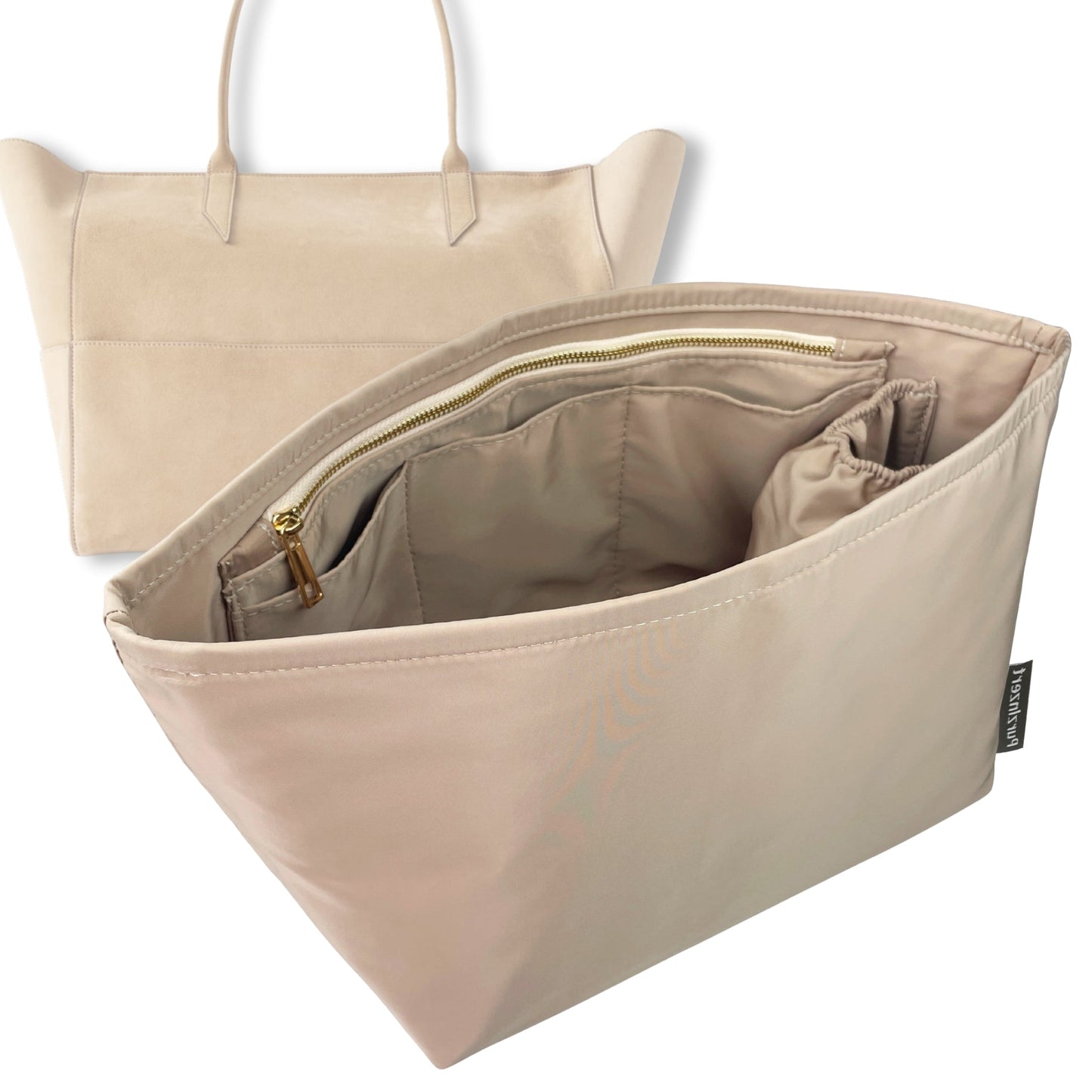 Bag Insert for (Metier, Incognito Large Cabas) Organizer Tote Purse Organiser Liner Shaper [Premium Nylon Material]