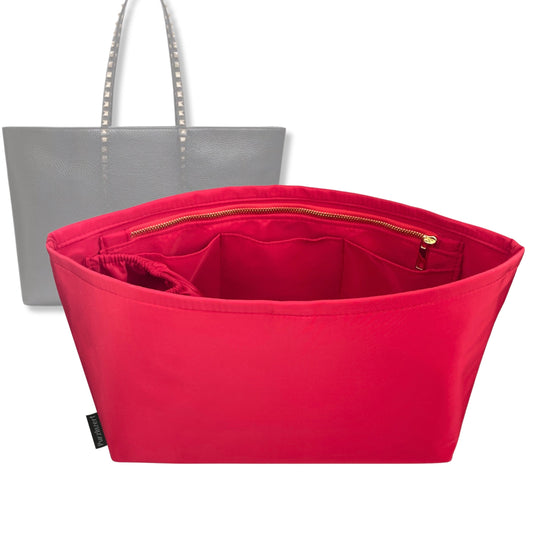 Bag Insert for (Valentino Garavani, Rockstud Shopping Bag) Organizer Tote Purse Organiser Liner Shaper [Premium Nylon Material]