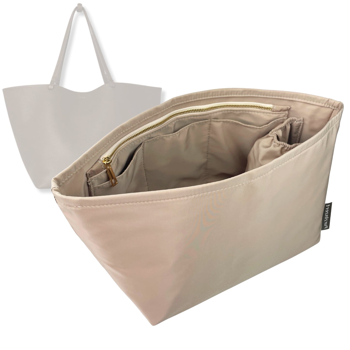 Bag Insert for (The Row, XL Park Tote) Organizer Tote Purse Organiser Liner Shaper [Premium Nylon Material]