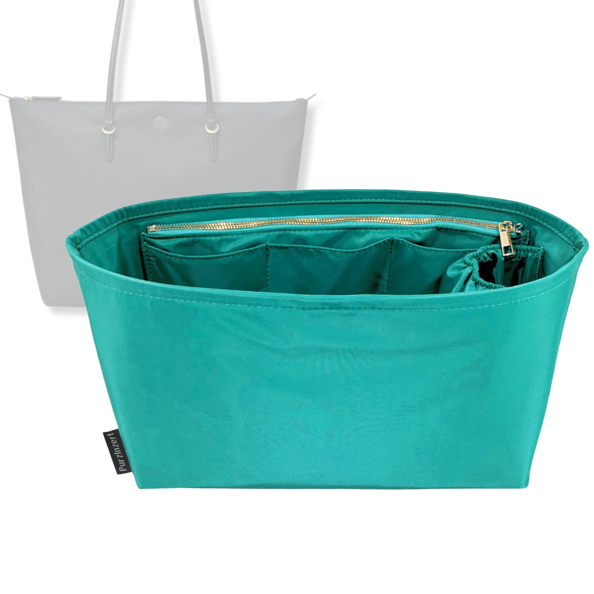 Bag Insert for (Ralph Lauren, Nylon Large Keaton Tote Bag) Organizer Tote Purse Organiser Liner Shaper [Premium Nylon Material]