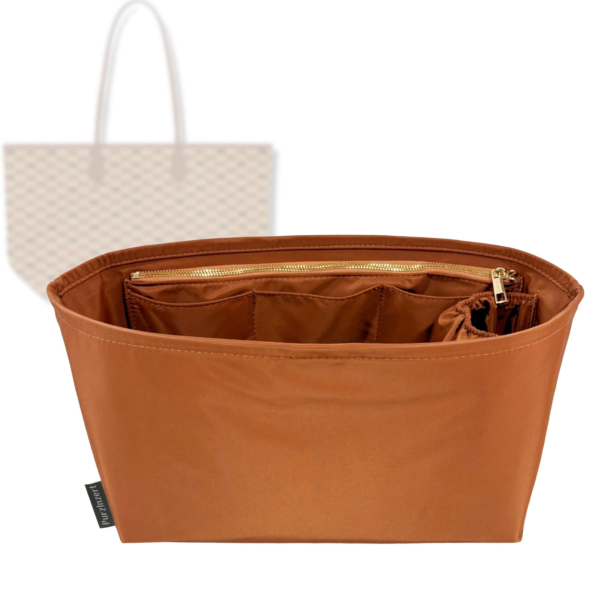 Bag Insert for (Moreau, New Saint TROPEZ Tote GM) Organizer Tote Purse Organiser Liner Shaper [Premium Nylon Material]