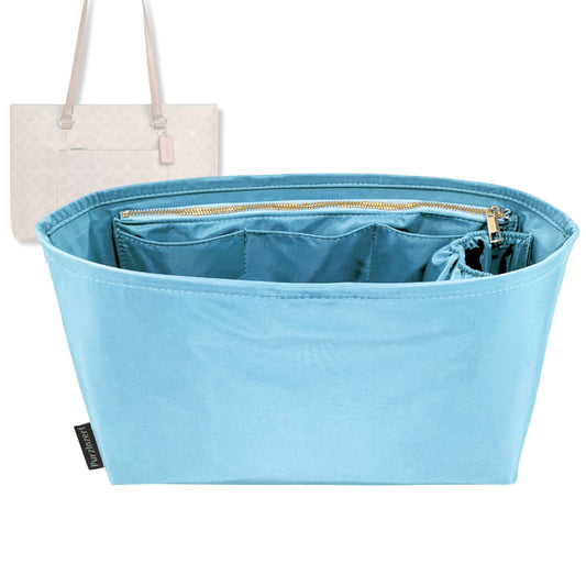 Bag Insert for (Coach, Station Tote) Organizer Tote Purse Organiser Liner Shaper [Premium Nylon Material]