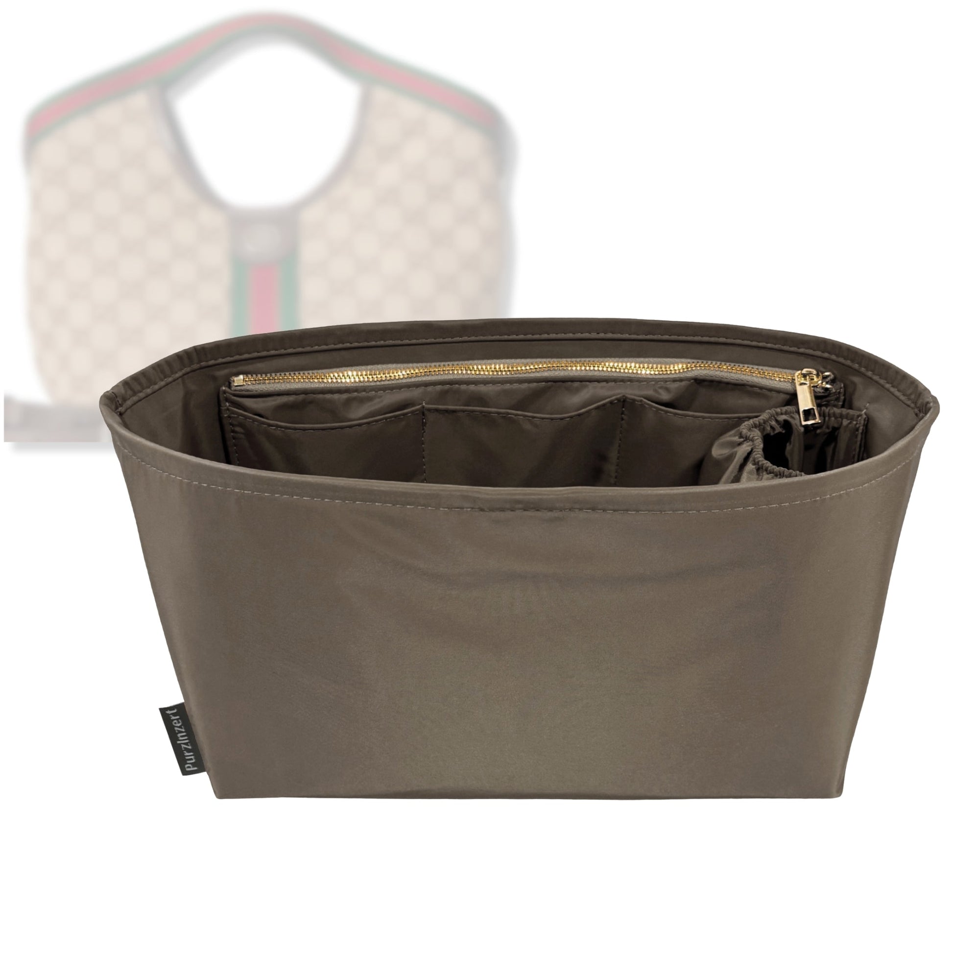 Bag Insert for (Gucci, Giglio small tote bag) Organizer Tote Purse Organiser Liner Shaper [Premium Nylon Material]