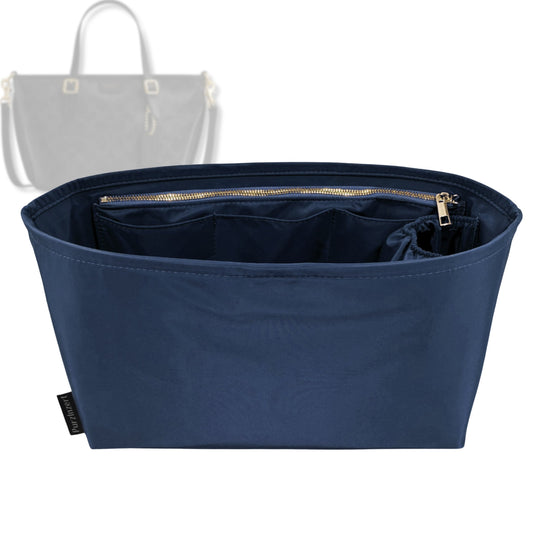 Bag Insert for (Coach, TAXI TOTE 21cm) Organizer Tote Purse Organiser Liner Shaper [Premium Nylon Material]