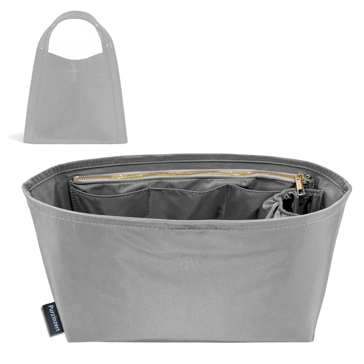 Bag Insert for (Celine, Small CUBE BAG) Organizer Tote Purse Organiser Liner Shaper [Premium Nylon Material]