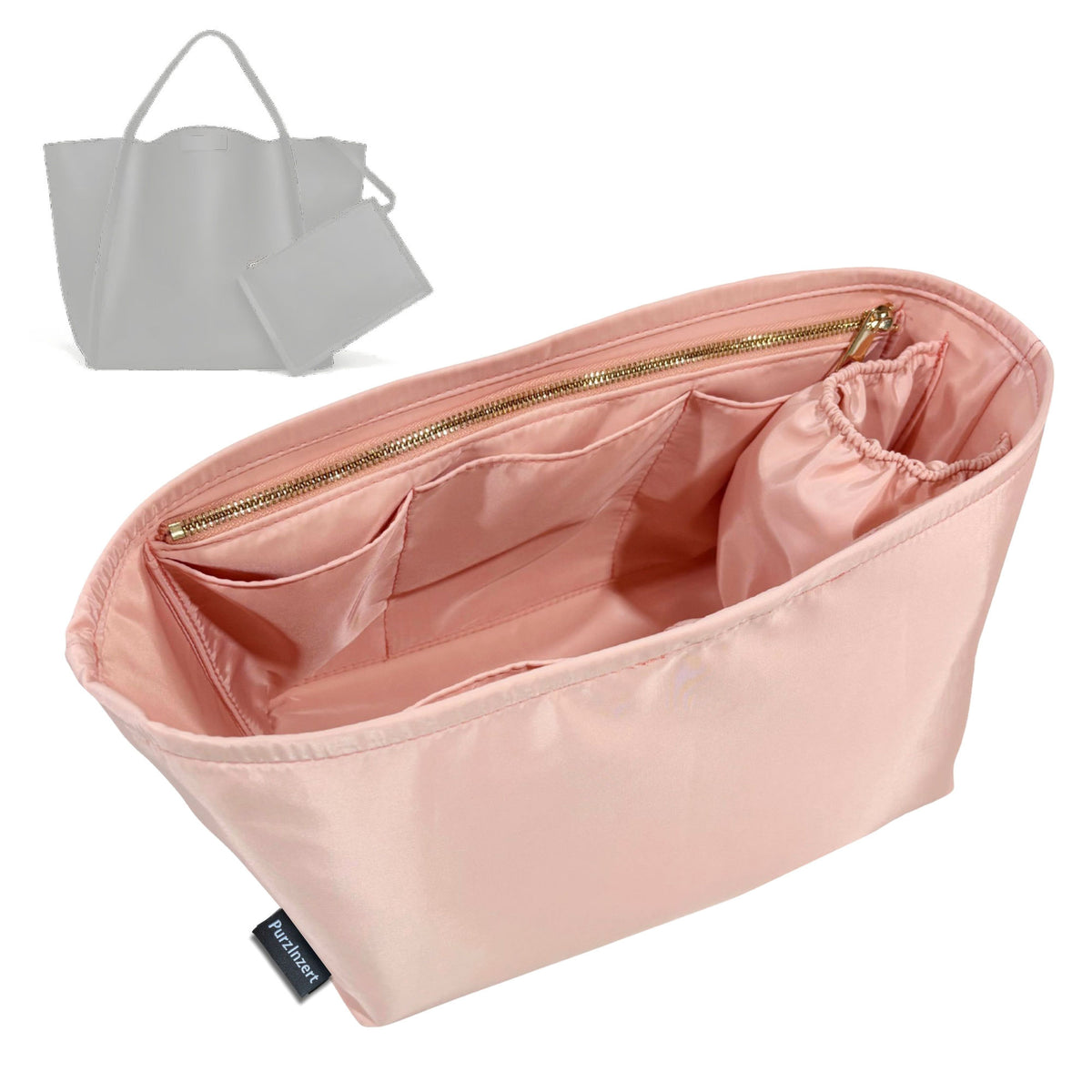 Bag Insert for (Celine, Medium CUBE BAG) Organizer Tote Purse Organiser Liner Shaper [Premium Nylon Material]