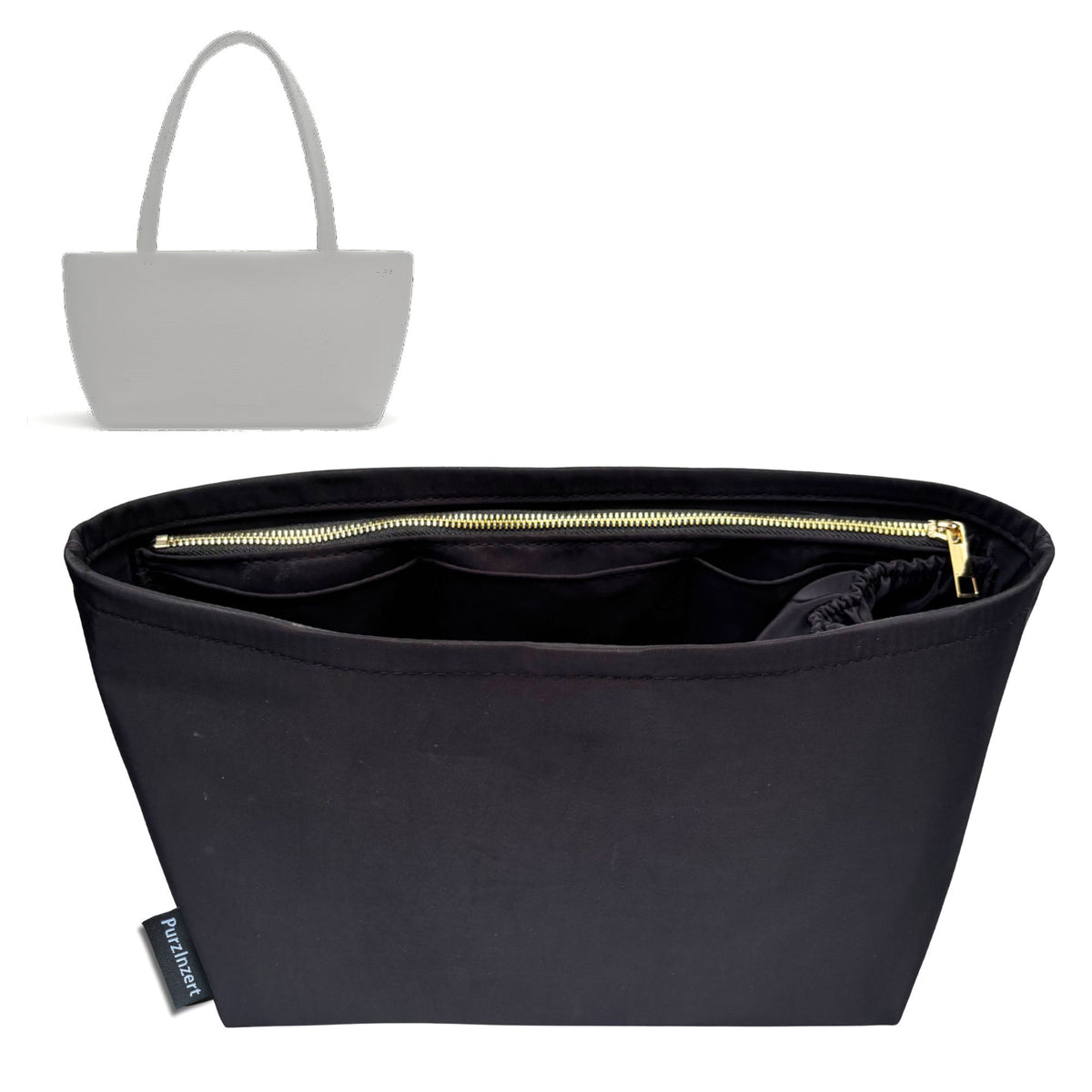 Bag Insert for (Cuyana, East West Easy Tote) Organizer Tote Purse Organiser Liner Shaper [Premium Nylon Material]