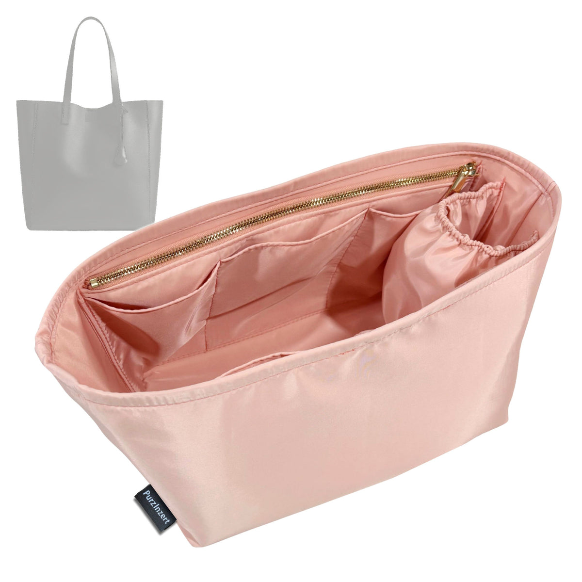 Bag Insert for (Coach, BROADWAY TOTE BAG) Organizer Tote Purse Organiser Liner Shaper [Premium Nylon Material]