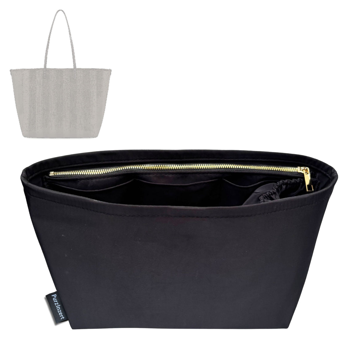 Bag Insert for (Fendi, Large Roll) Organizer Tote Purse Organiser Liner Shaper [Premium Nylon Material]