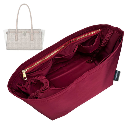 Bag Insert for (Michael Kors, Hamilton Moderne Small Leather Tote Bag) Organizer Tote Purse Organiser Liner Shaper [Premium Nylon Material]
