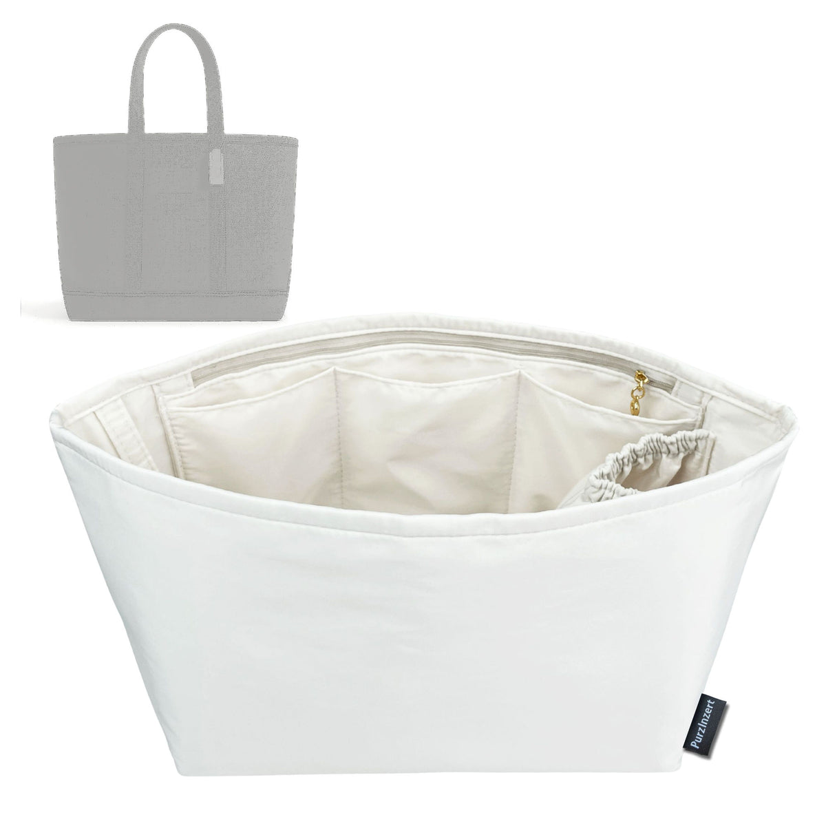 Bag Insert for (Coach, UTILITY TOTE) Organizer Tote Purse Organiser Liner Shaper [Premium Nylon Material]