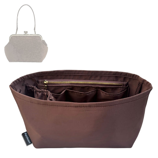 Bag Insert for (Coach, Kisslock Frame Bag 27) Organizer Tote Purse Organiser Liner Shaper [Premium Nylon Material]