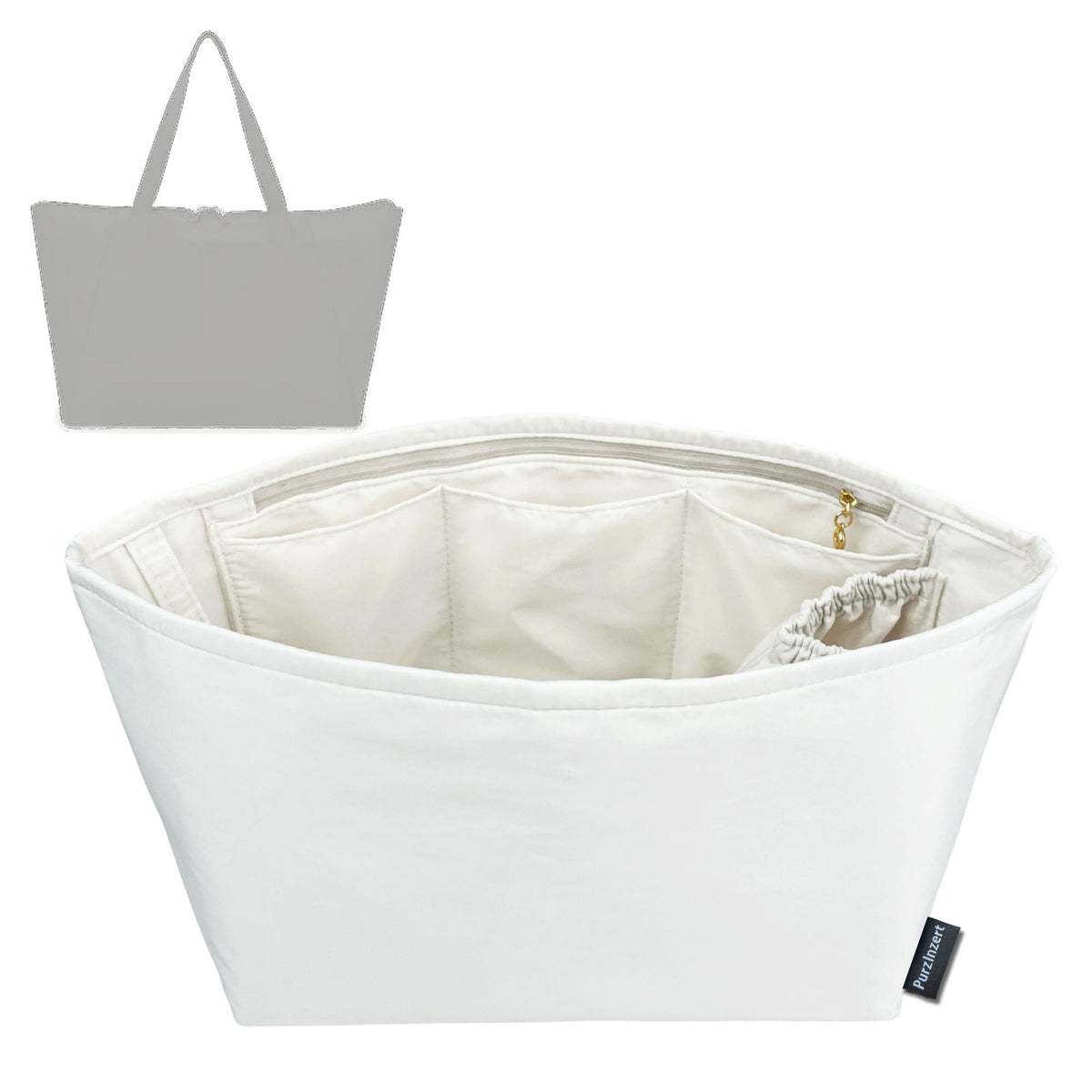 Bag Insert for (Tumi, Just In Case Medium Tote) Organizer Tote Purse Organiser Liner Shaper [Premium Nylon Material]