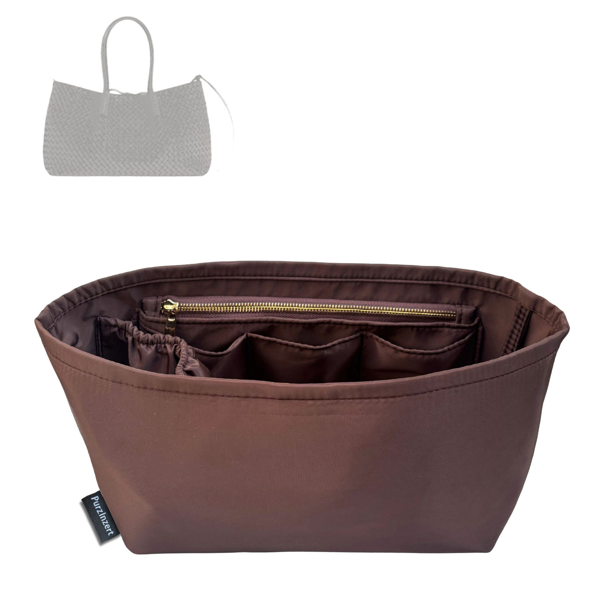 Bag Insert for (Bottega Veneta, Pinacoteca Large) Organizer Tote Purse Organiser Liner Shaper [Premium Nylon Material]