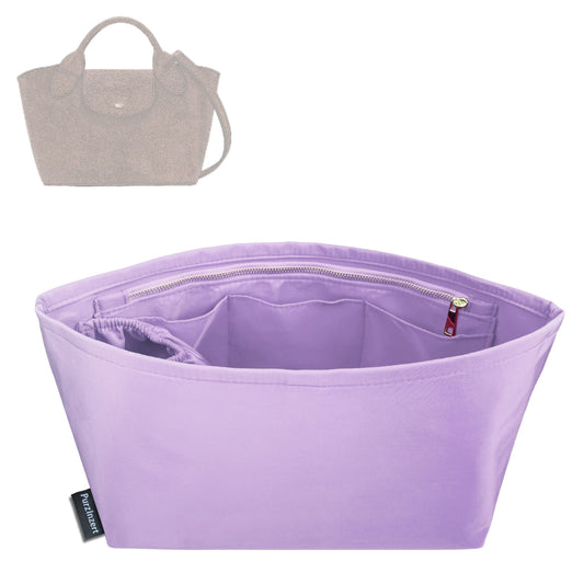 Bag Insert for (Longchamp, Épure XS Tote bag) Organizer Tote Purse Organiser Liner Shaper [Premium Nylon Material]