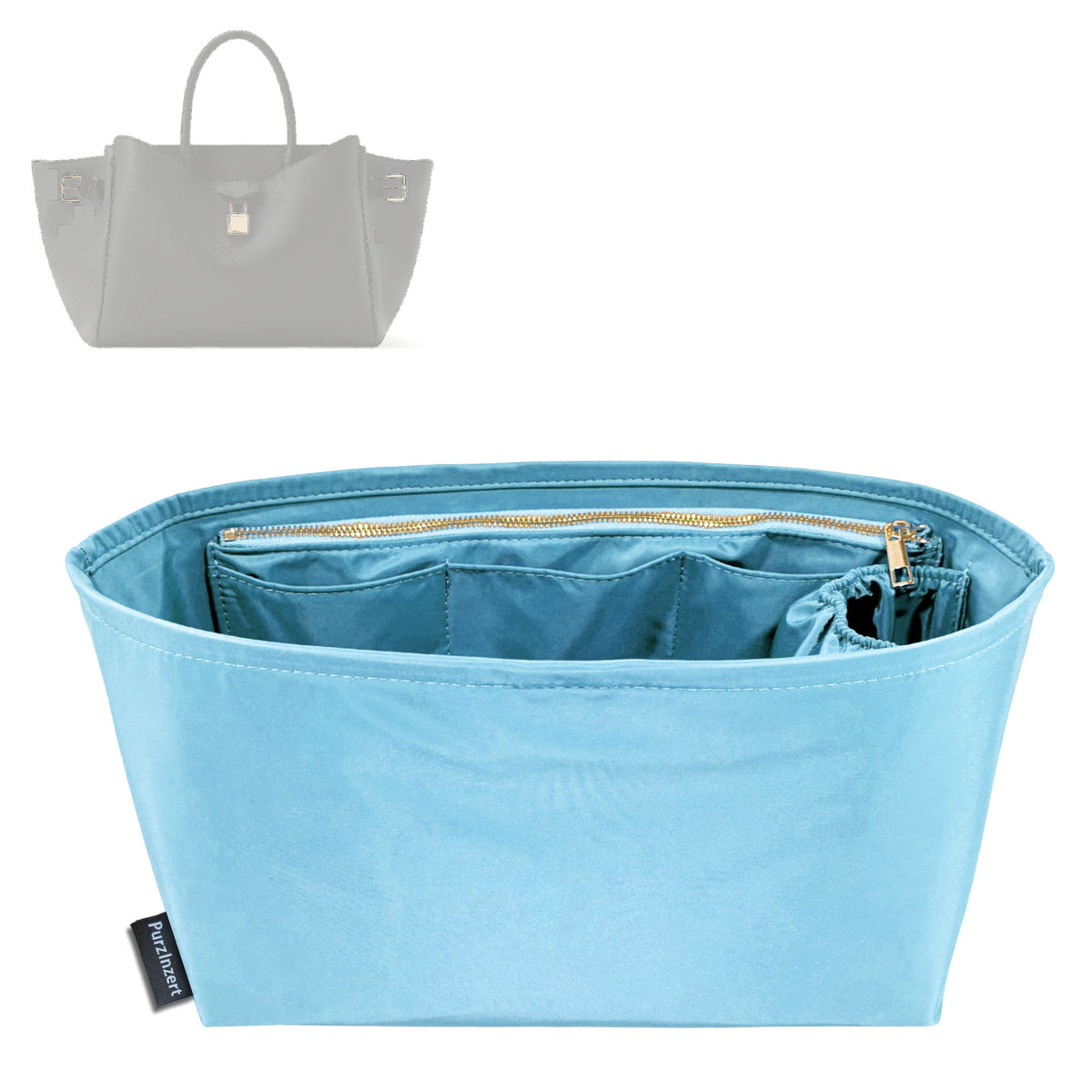 Bag Insert for (LV, Vendome PM M26502) Organizer Tote Purse Organiser Liner Shaper [Premium Nylon Material]