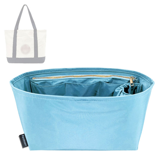 Bag Insert for (Trader Joes, Mini Canvas Tote) Organizer Tote Purse Organiser Liner Shaper [Premium Nylon Material]