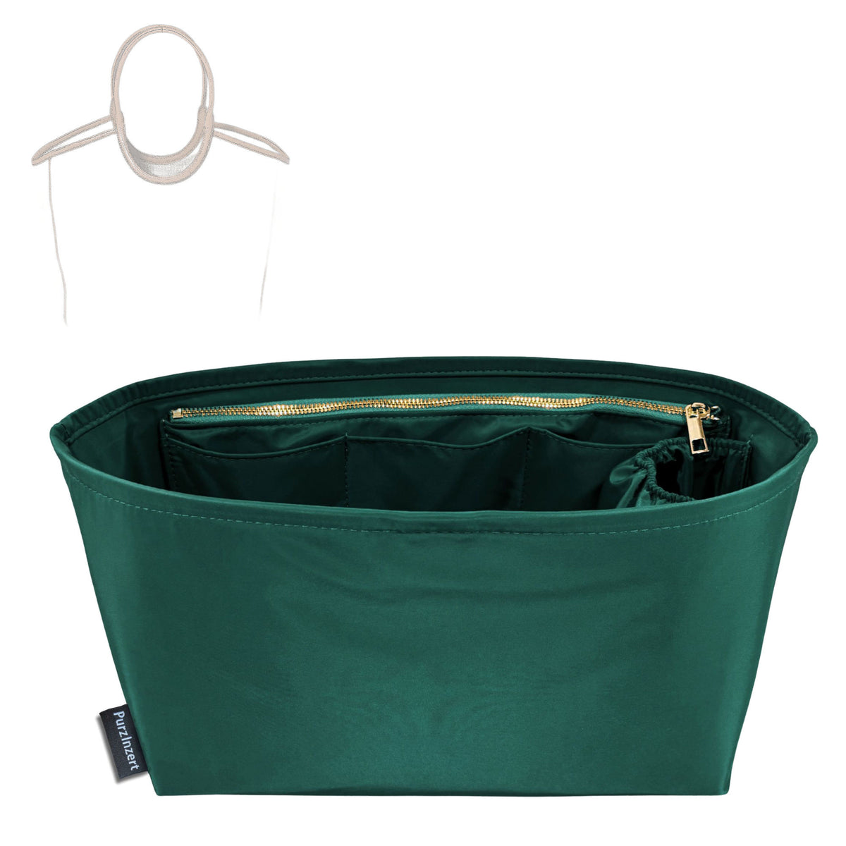 Bag Insert for (Miu Miu, Regular Ivy Canvas Bag) Organizer Tote Purse Organiser Liner Shaper [Premium Nylon Material]