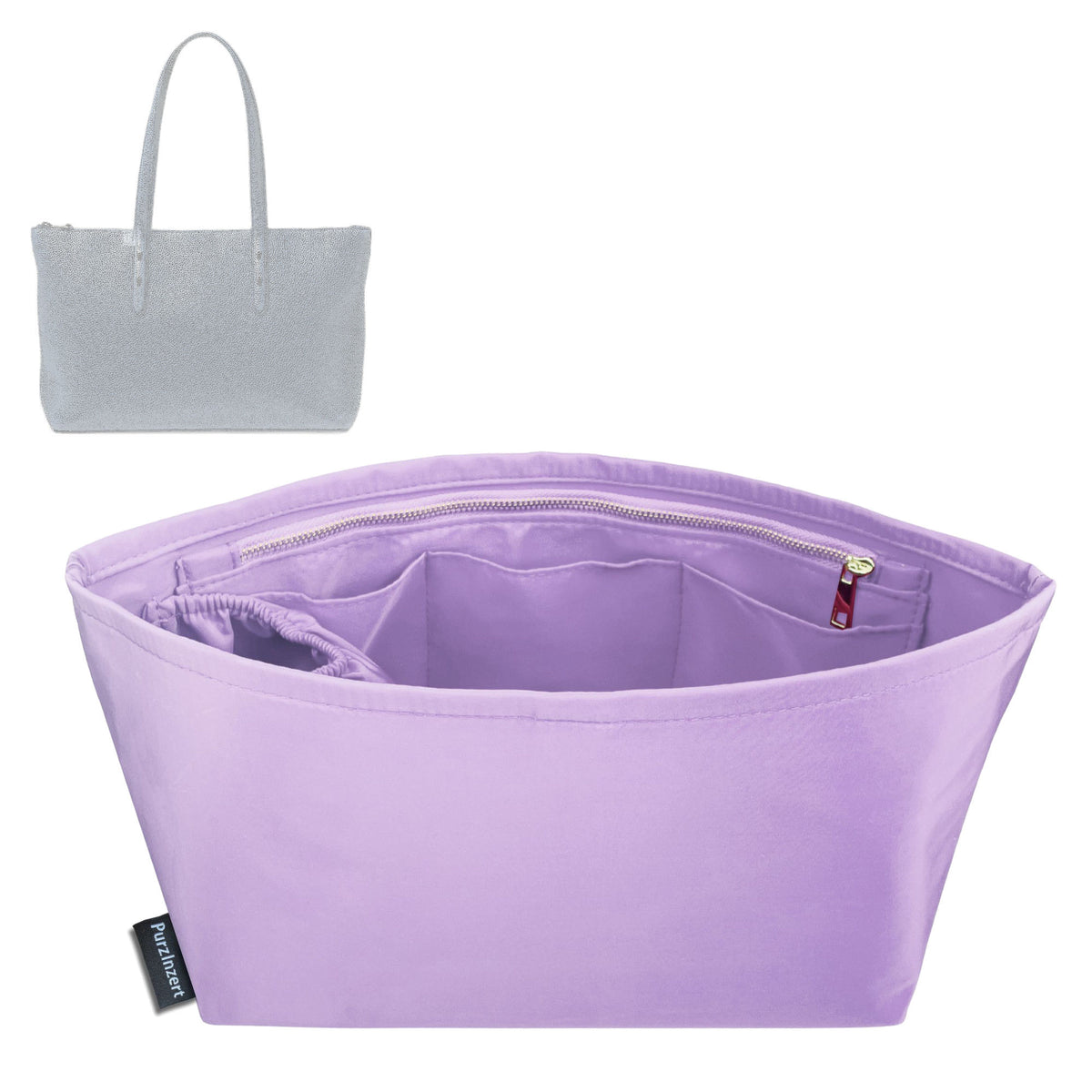 Bag Insert for (Aspinal of London, Zipped Regent Tote) Organizer Tote Purse Organiser Liner Shaper [Premium Nylon Material]