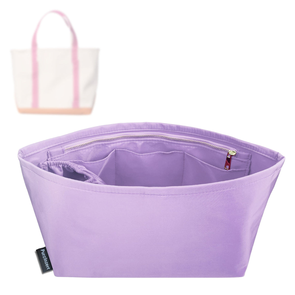 Bag Insert for (L.L.Bean, Dunki* x L.L. Bea* Boat and Tote) Organizer Tote Purse Organiser Liner Shaper [Premium Nylon Material]