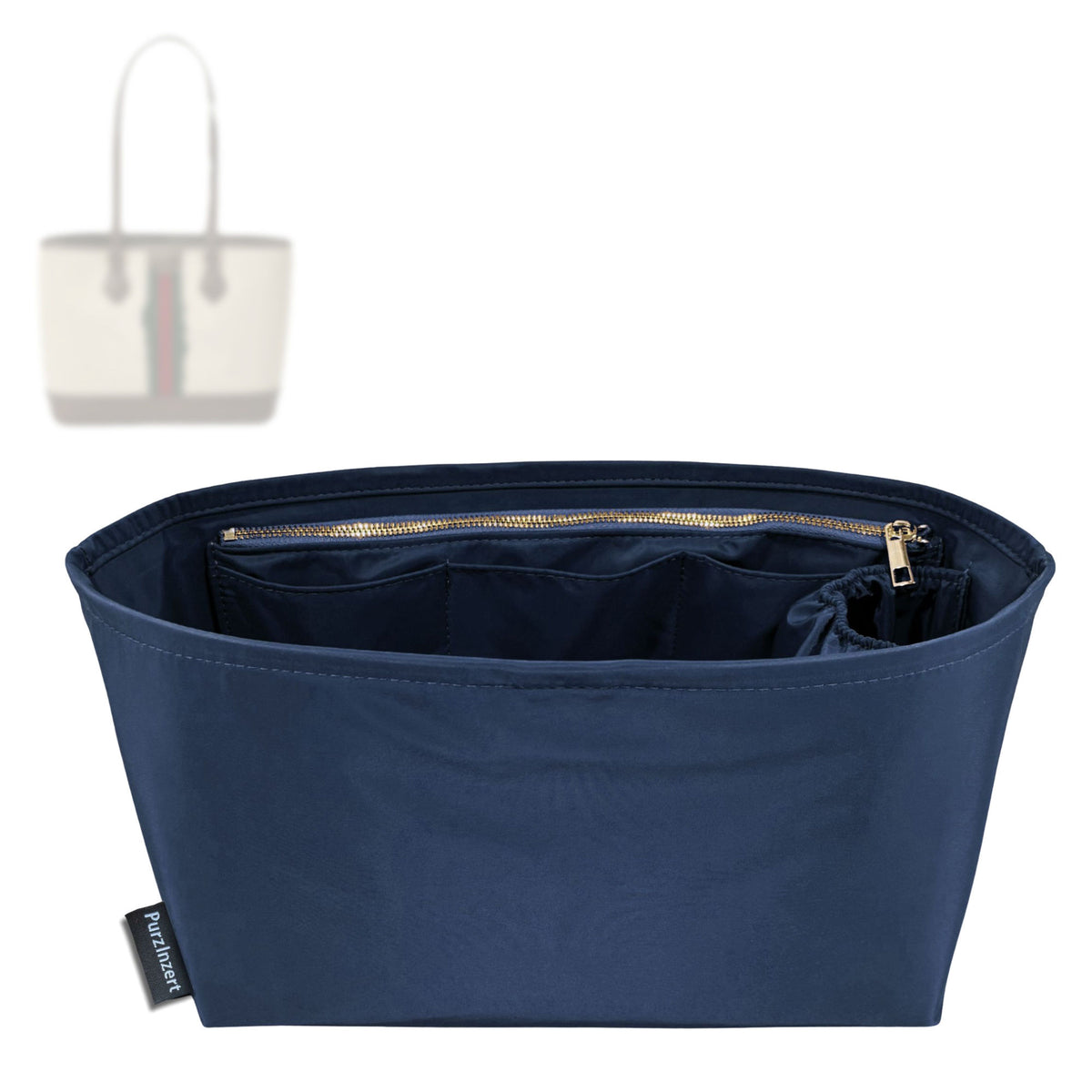 Bag Insert for (Gucci, Ophidia Medium Tote Bag 836849) Organizer Tote Purse Organiser Liner Shaper [Premium Nylon Material]