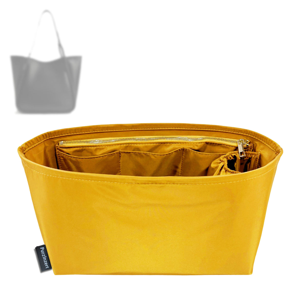 Bag Insert for (Charles & Keith, Lyla Tubular Slouchy Tote Bag) Organizer Tote Purse Organiser Liner Shaper [Premium Nylon Material]