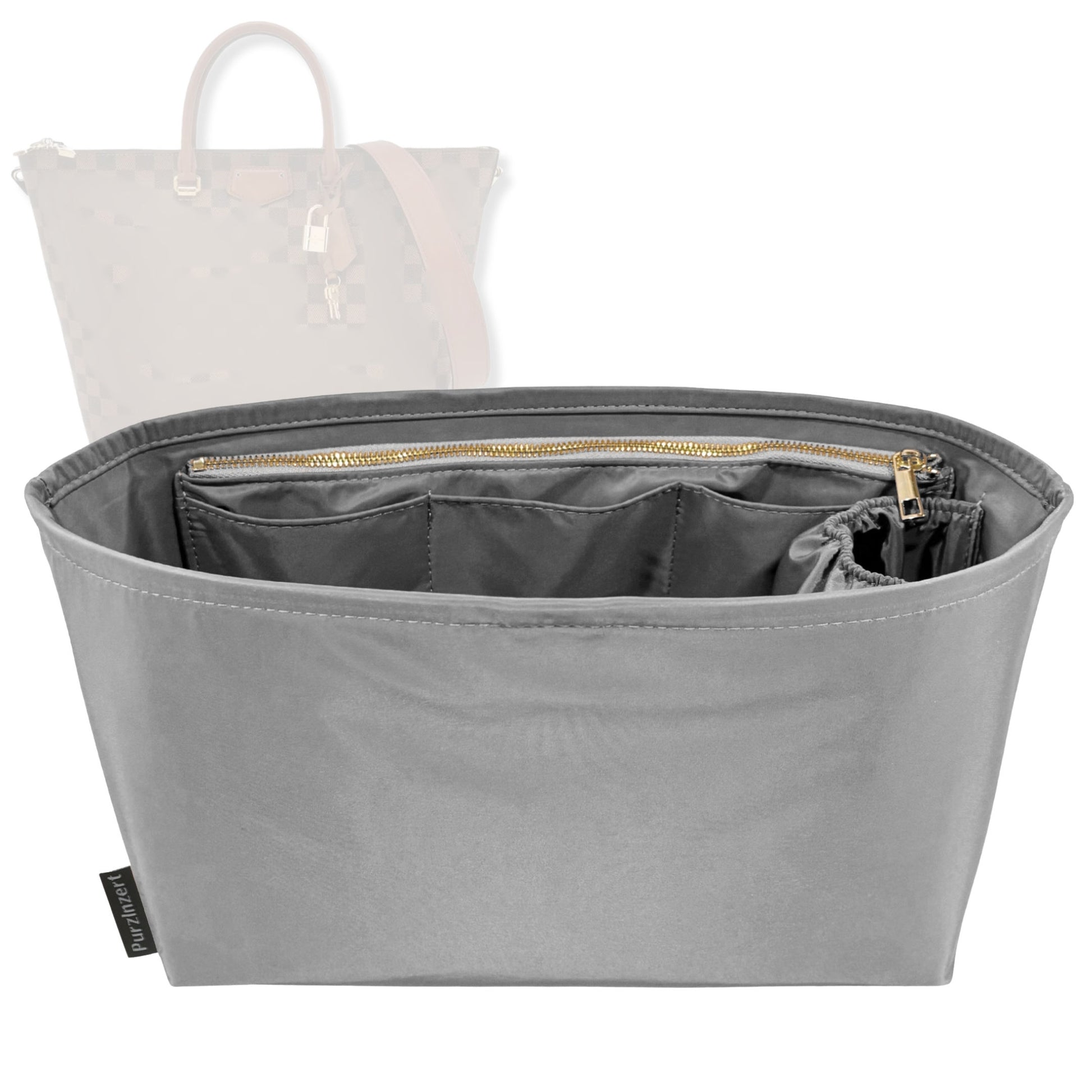 Bag Insert for (LV, Belmont MM (Medium)) Organizer Tote Purse Organiser Liner Shaper [Premium Nylon Material]