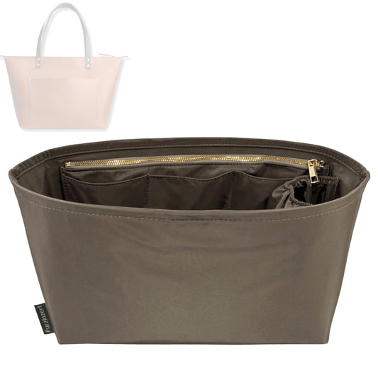 Bag Insert for (Portland Leather Goods, Zipper Tote Small) Organizer Tote Purse Organiser Liner Shaper [Premium Nylon Material]