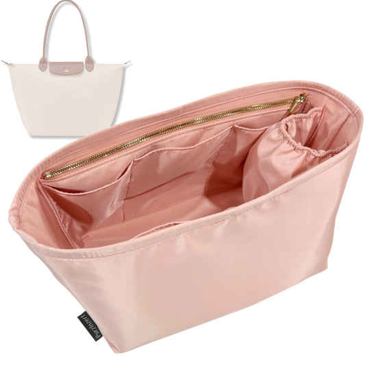 Bag Insert for (Longchamp, Le Pliage Original M Tote) Organizer Tote Purse Organiser Liner Shaper [Premium Nylon Material]