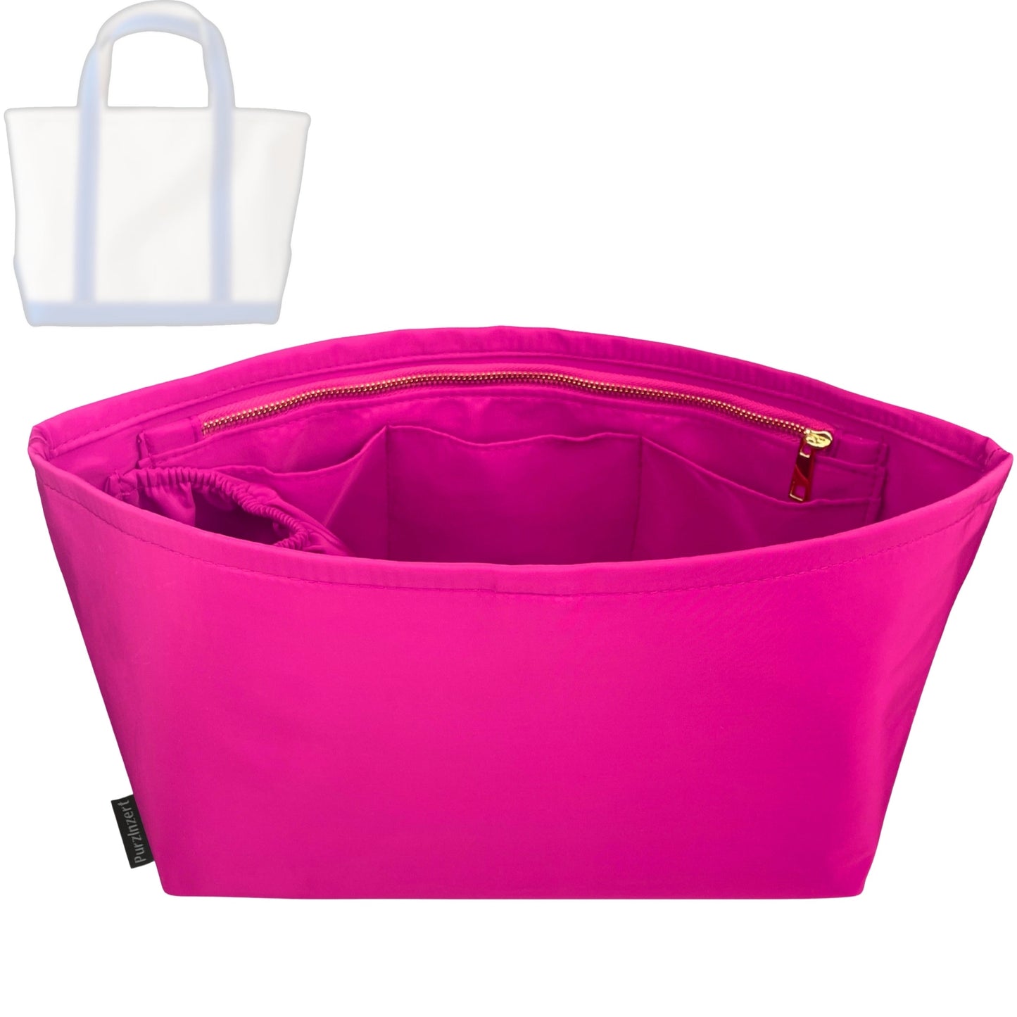Bag Insert for (L.L.Bean, Boat and Tote - Small) Organizer Tote Purse Organiser Liner Shaper [Premium Nylon Material]