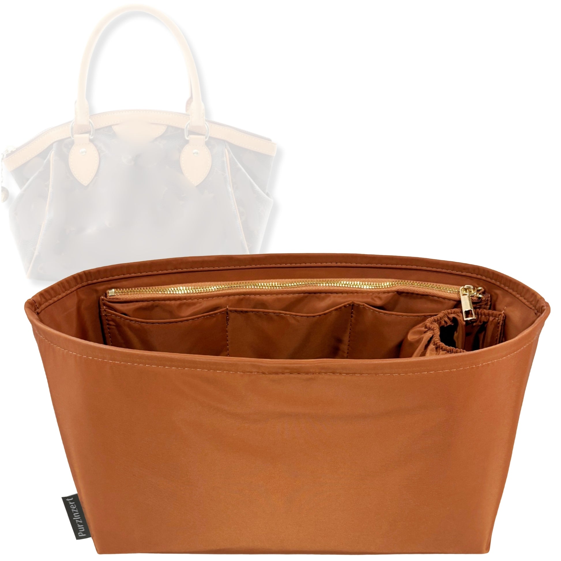 Bag Insert for (LV, Tivoli GM (Large)) Organizer Tote Purse Organiser Liner Shaper [Premium Nylon Material]