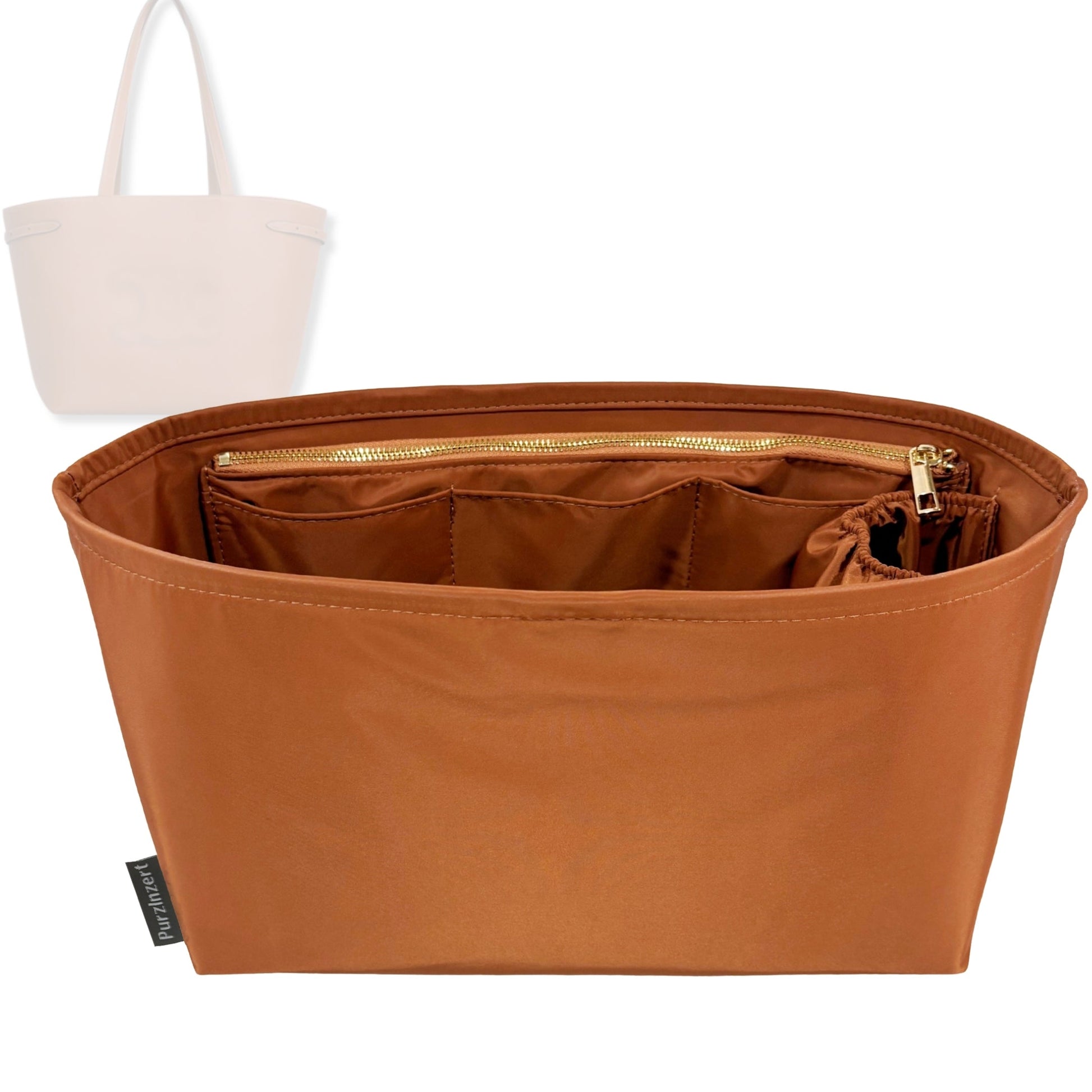 Bag Insert for (Celine, SMALL CABAS ANAIS CUIR TRIOMPHE in Grained calfskin) Organizer Tote Purse Organiser Liner Shaper [Premium Nylon Material]