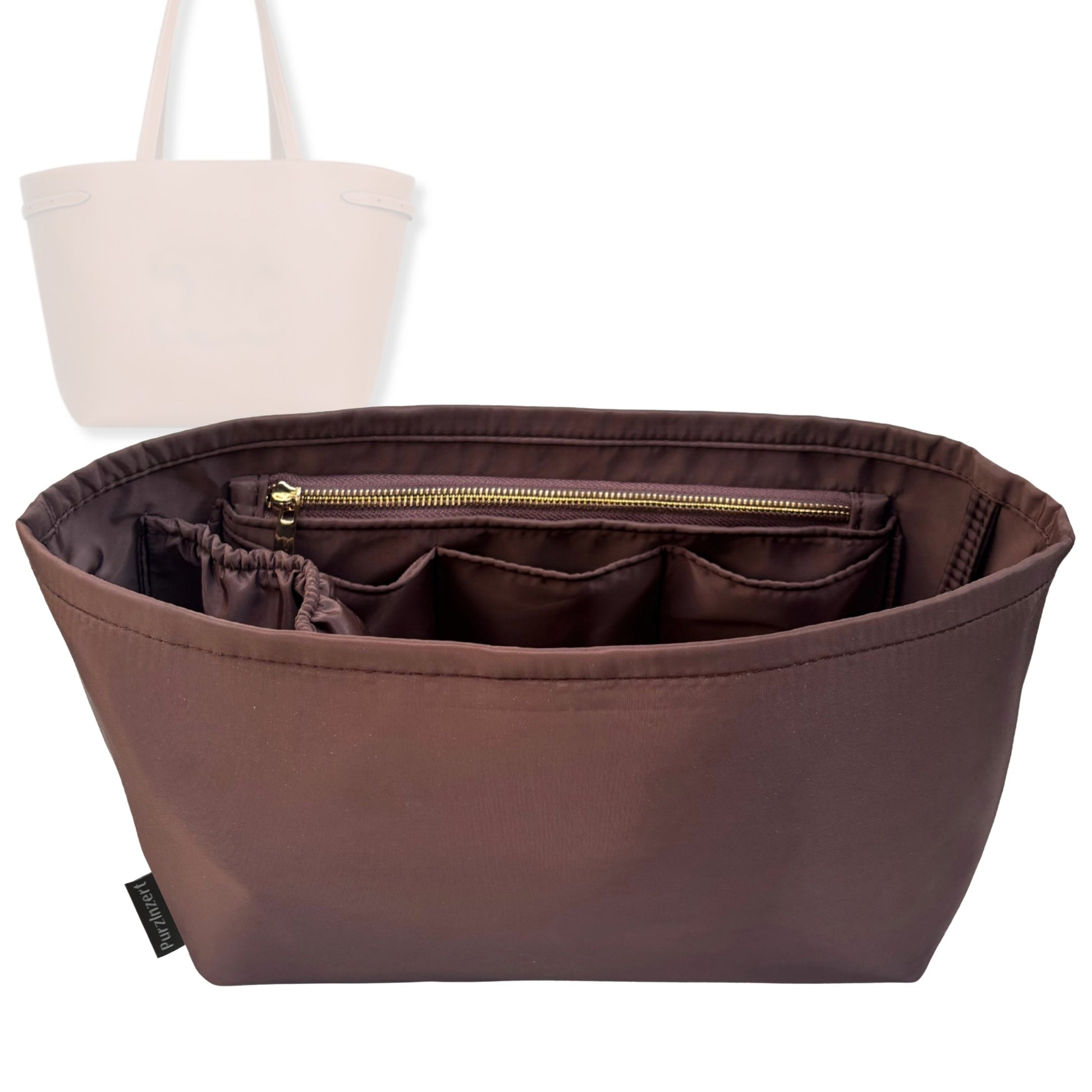 Bag Insert for (Celine, MEDIUM CABAS ANAIS CUIR TRIOMPHE in Grained calfskin) Organizer Tote Purse Organiser Liner Shaper [Premium Nylon Material]