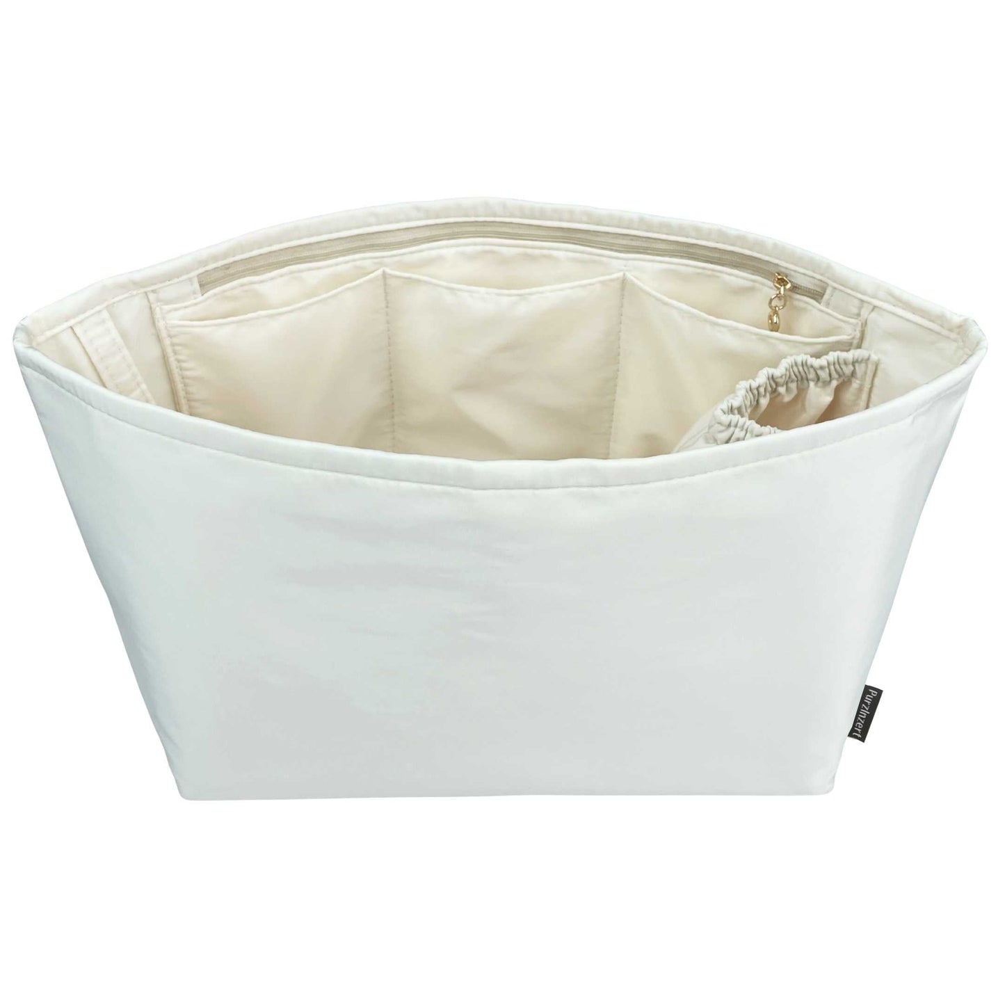 Bag Insert for (Mulberry, Micro Zipped Bayswater) Organizer of Nylon Fabric