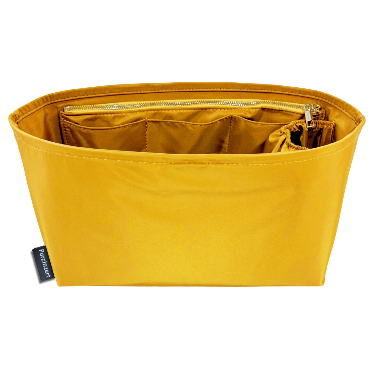 Bag Insert for (Lands End, Small 3 Pocket Open Top Canvas Tote Bag) Organizer of Nylon Fabric