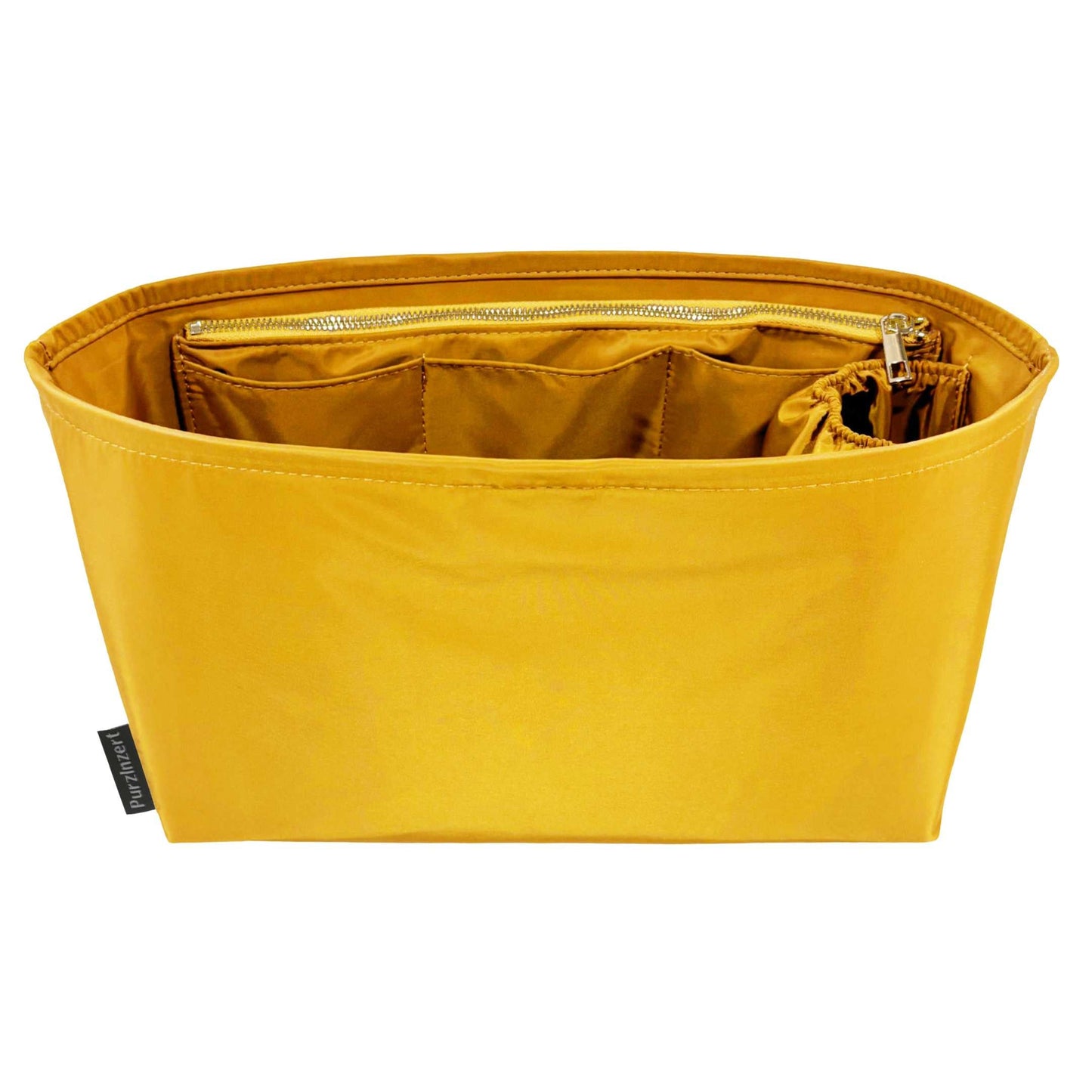 Bag Insert for (Bottega Veneta, Small Intrecciato Zipped Tote) Organizer of Nylon Fabric