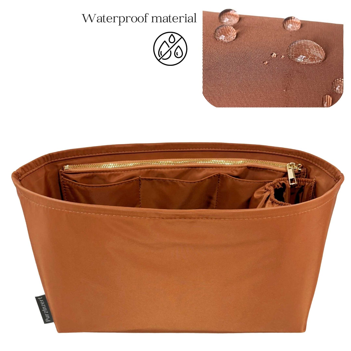 Bag Insert for (Ralph Lauren, Nylon Medium Keaton Tote Bag) Organizer of Nylon Fabric