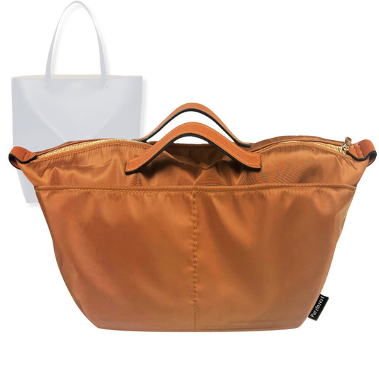 Bag Insert for (Loewe, Medium Puzzle Fold Tote) Organizer Tote Purse Organiser Liner Shaper [Premium Nylon Material]
