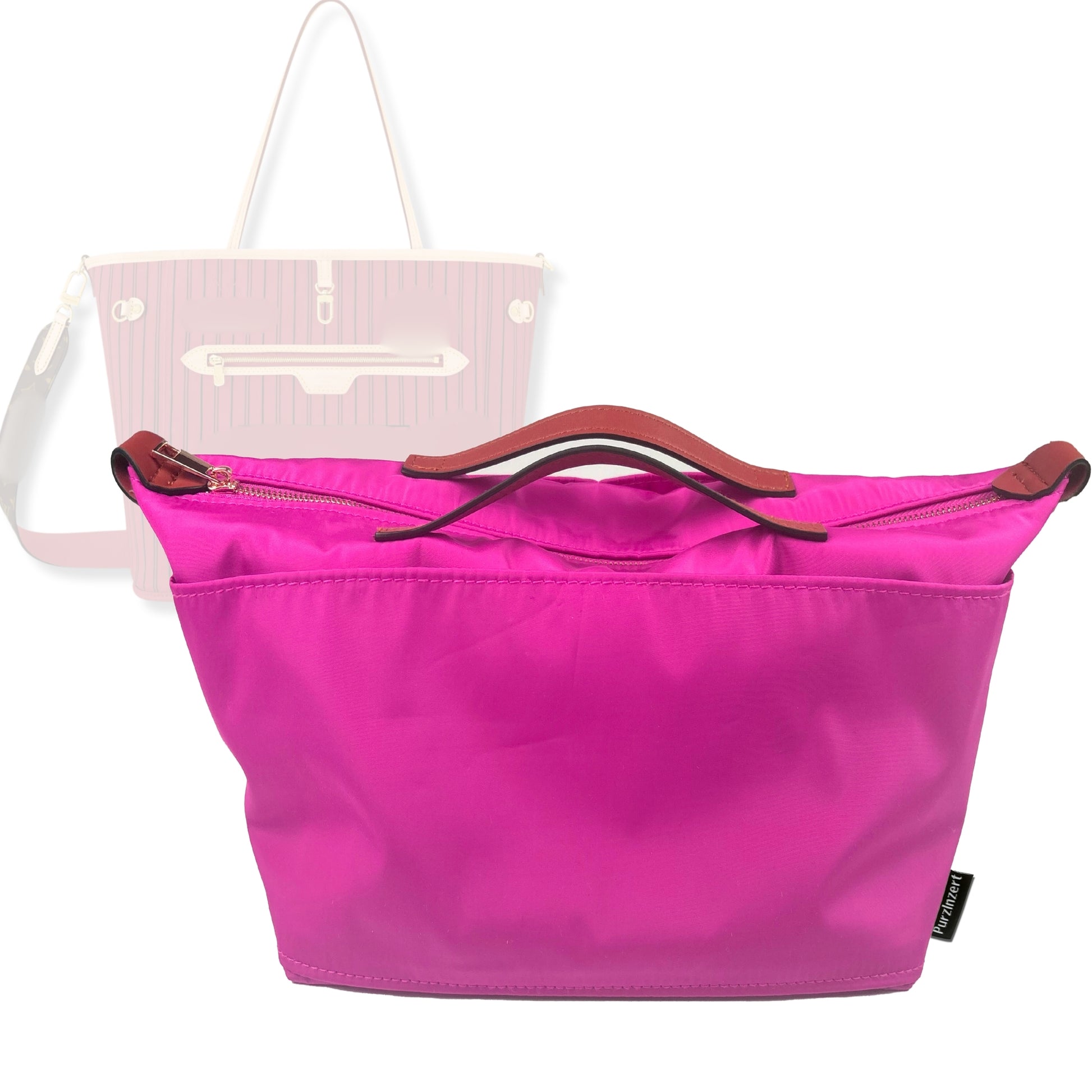 Bag Insert for (LV, Neverfull Bandouliere Inside Out GM) Organizer Tote Purse Organiser Liner Shaper [Premium Nylon Material]