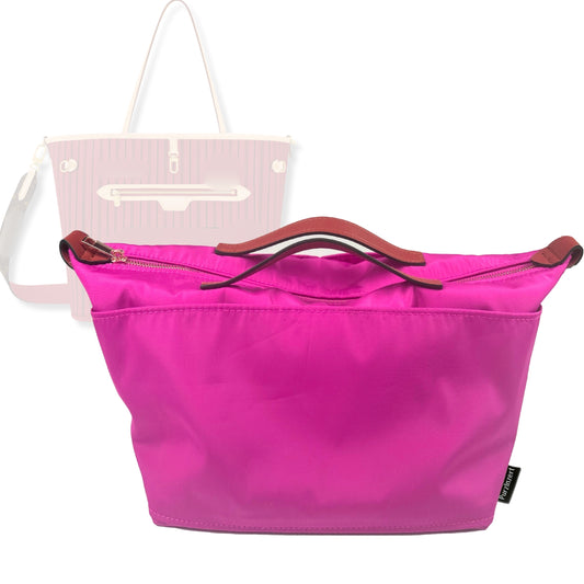 Bag Insert for (LV, Neverfull Bandouliere Inside Out GM) Organizer Tote Purse Organiser Liner Shaper [Premium Nylon Material]