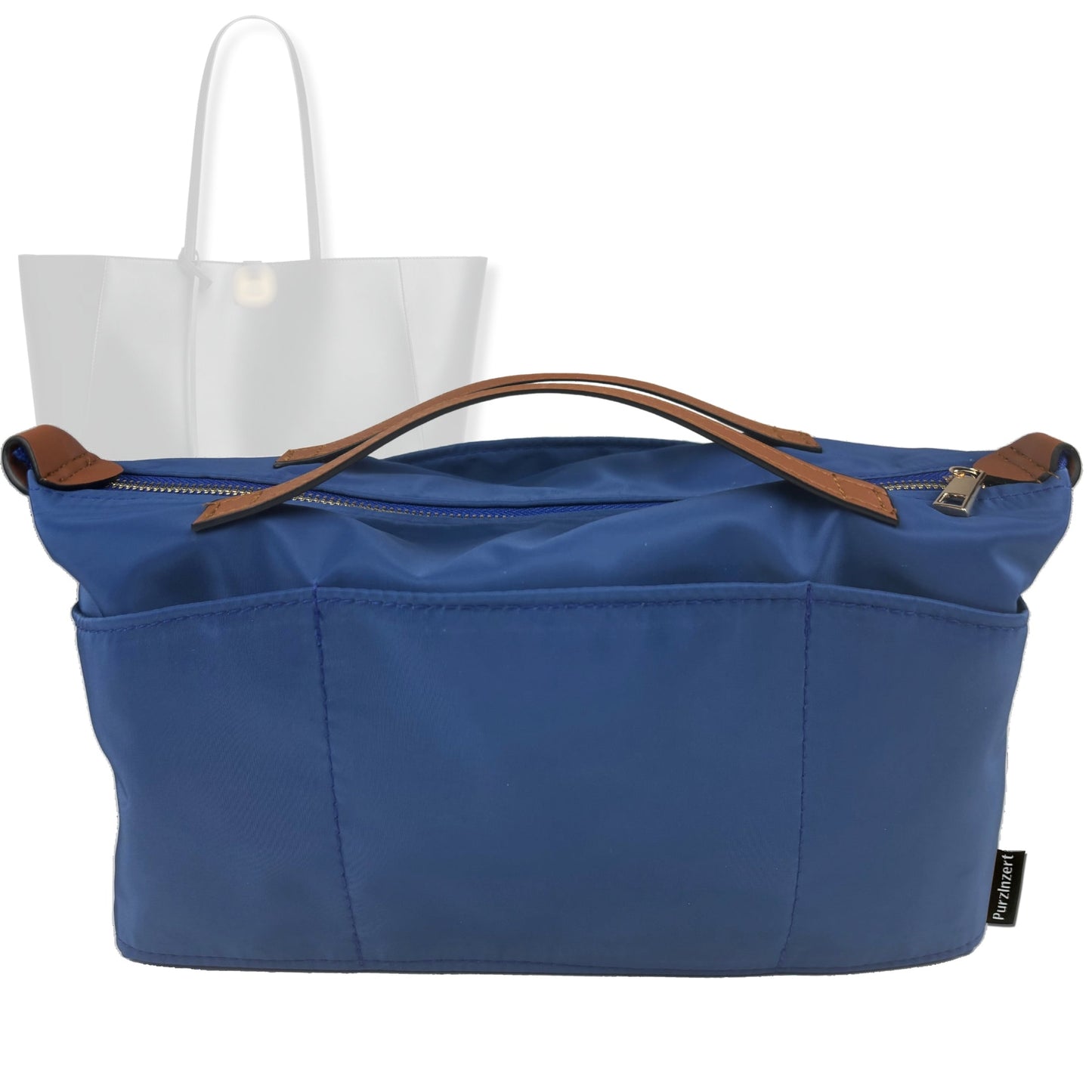 Bag Insert for (Balenciaga, Hourglass Soft Tote Large) Organizer Tote Purse Organiser Liner Shaper [Premium Nylon Material]