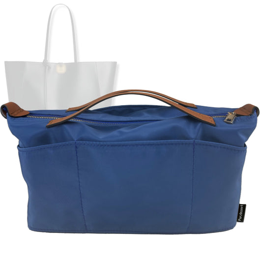 Bag Insert for (Balenciaga, Hourglass Soft Tote Large) Organizer Tote Purse Organiser Liner Shaper [Premium Nylon Material]