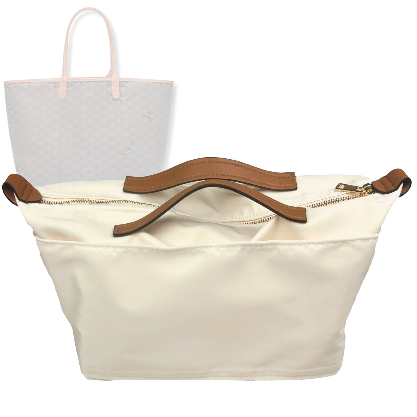 Bag Insert for (Goyard, St Saint Louis GM (Large)) Organizer Tote Purse Organiser Liner Shaper [Premium Nylon Material]