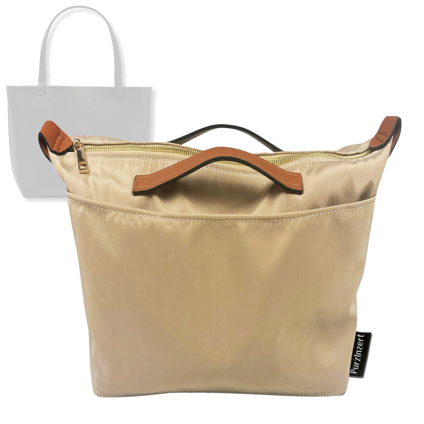 Bag Insert for (The Row, Small Park Tote Bag) Organizer Tote Purse Organiser Liner Shaper [Premium Nylon Material]