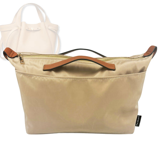 Bag Insert for (Tory Burch, Small Romy Tote) Organizer Tote Purse Organiser Liner Shaper [Premium Nylon Material]