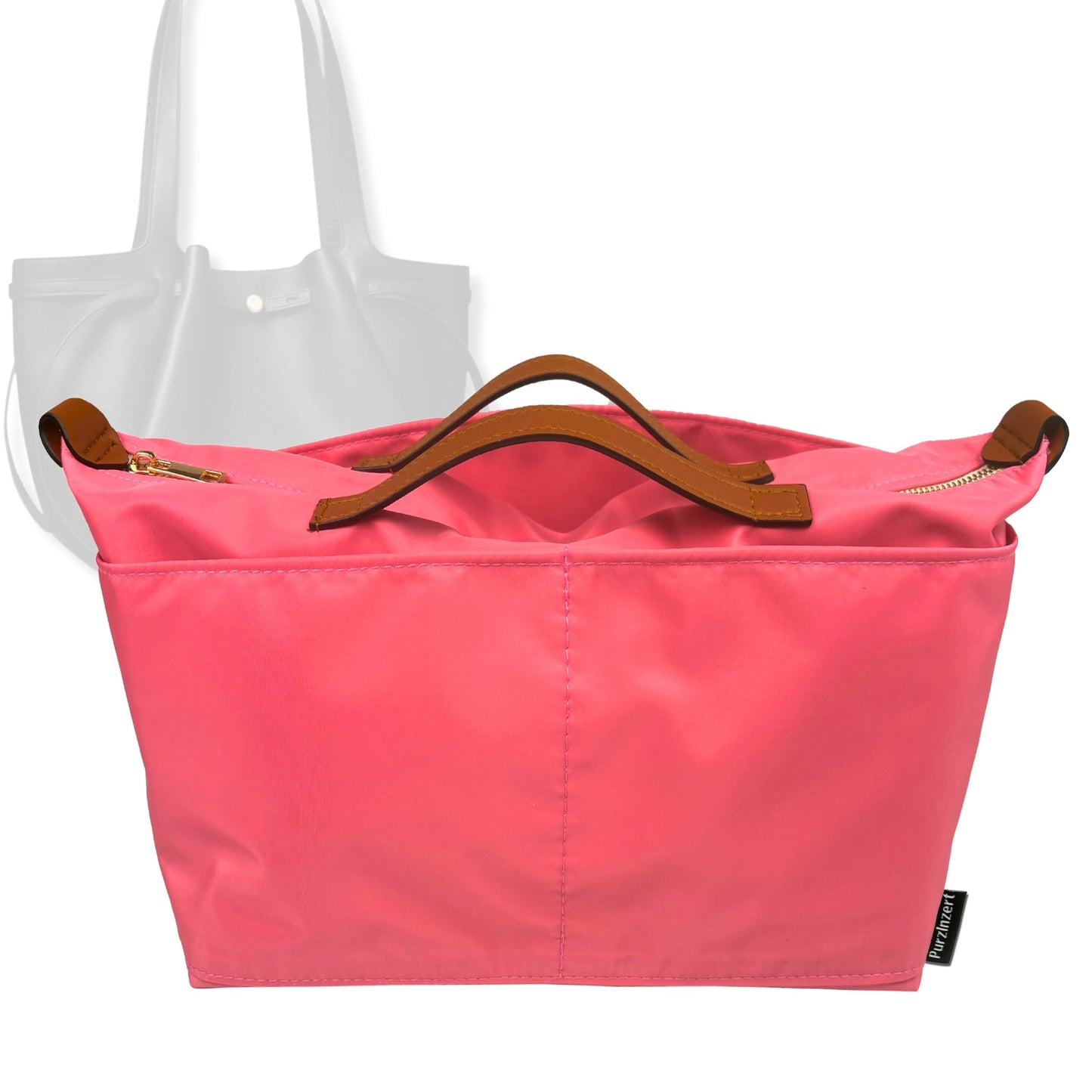 Bag Insert for (Tory Burch, Romy Tote) Organizer Tote Purse Organiser Liner Shaper [Premium Nylon Material]