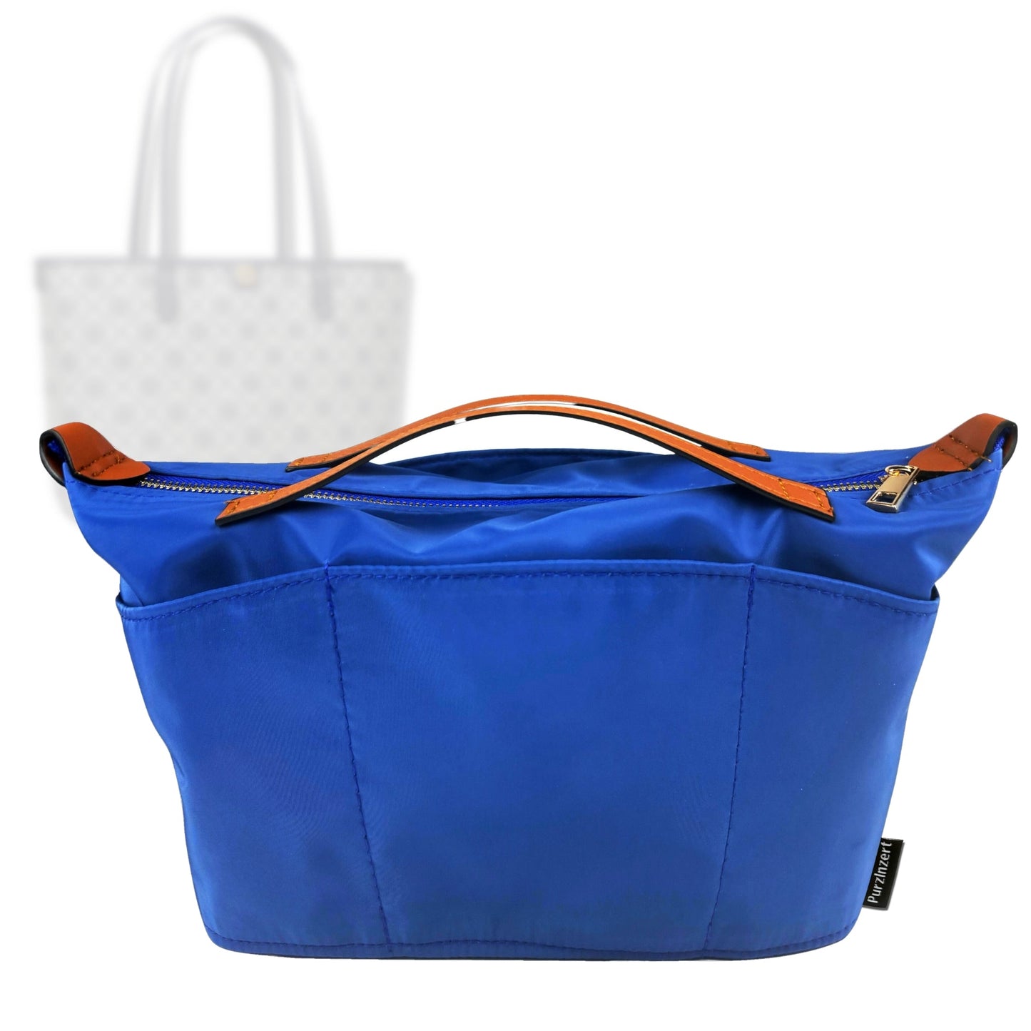Bag Insert for (Tory Burch, T Monogram Zip Tote 32W 29H) Organizer Tote Purse Organiser Liner Shaper [Premium Nylon Material]