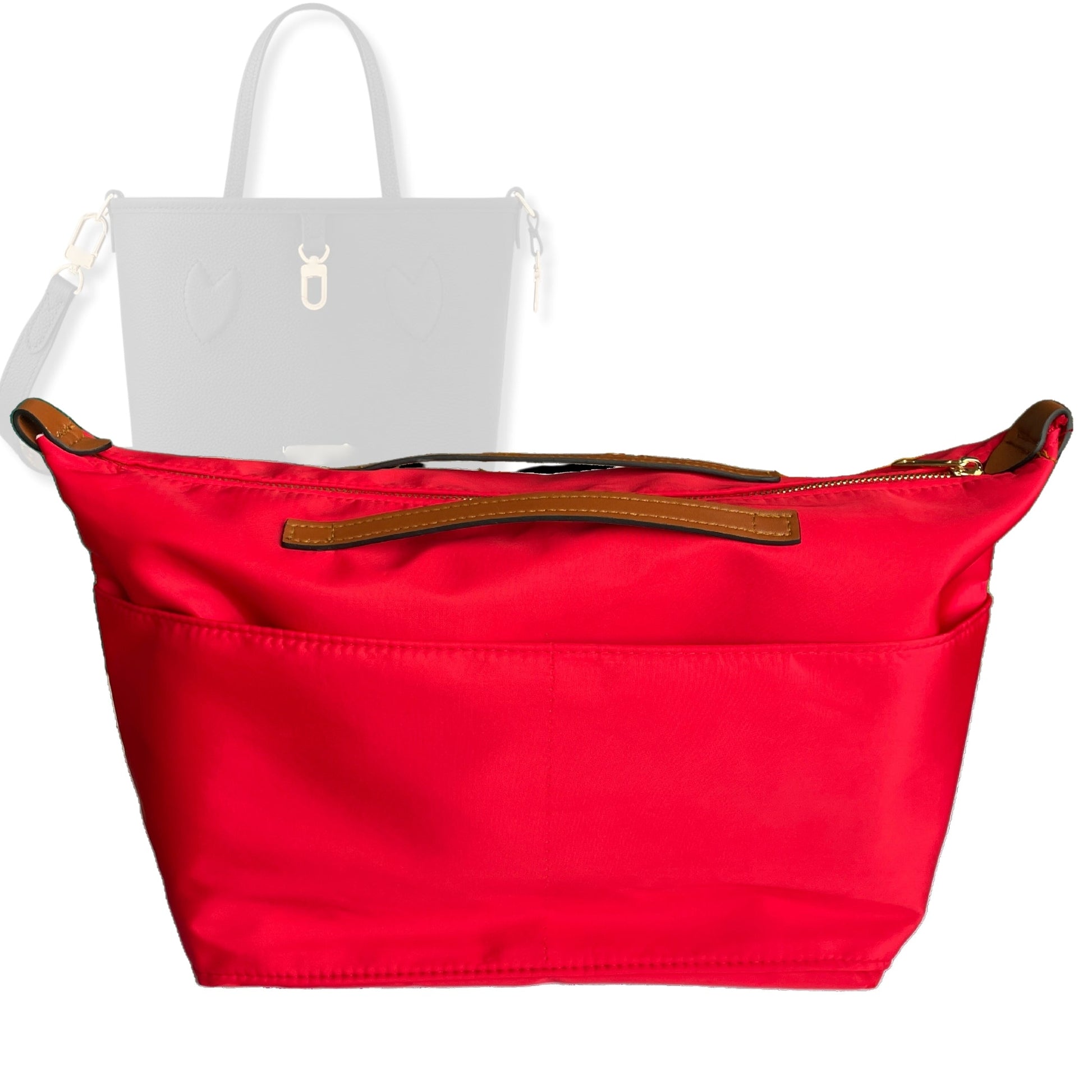 Bag Insert for (LV, Neverfull Bandoulière Inside Out BB) Organizer Tote Purse Organiser Liner Shaper [Premium Nylon Material]